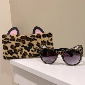 Betsey Johnson Sunglasses and case